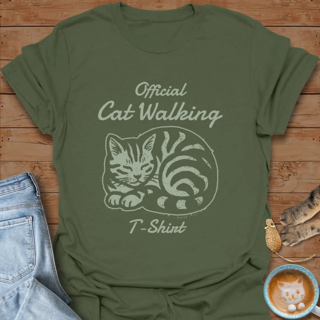 Cat Walking T-Shirt