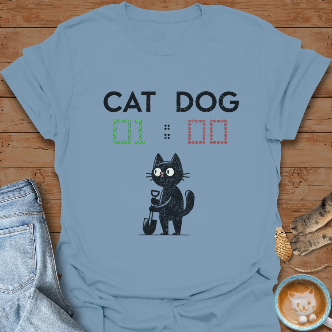 Cat vs Dog T-Shirt
