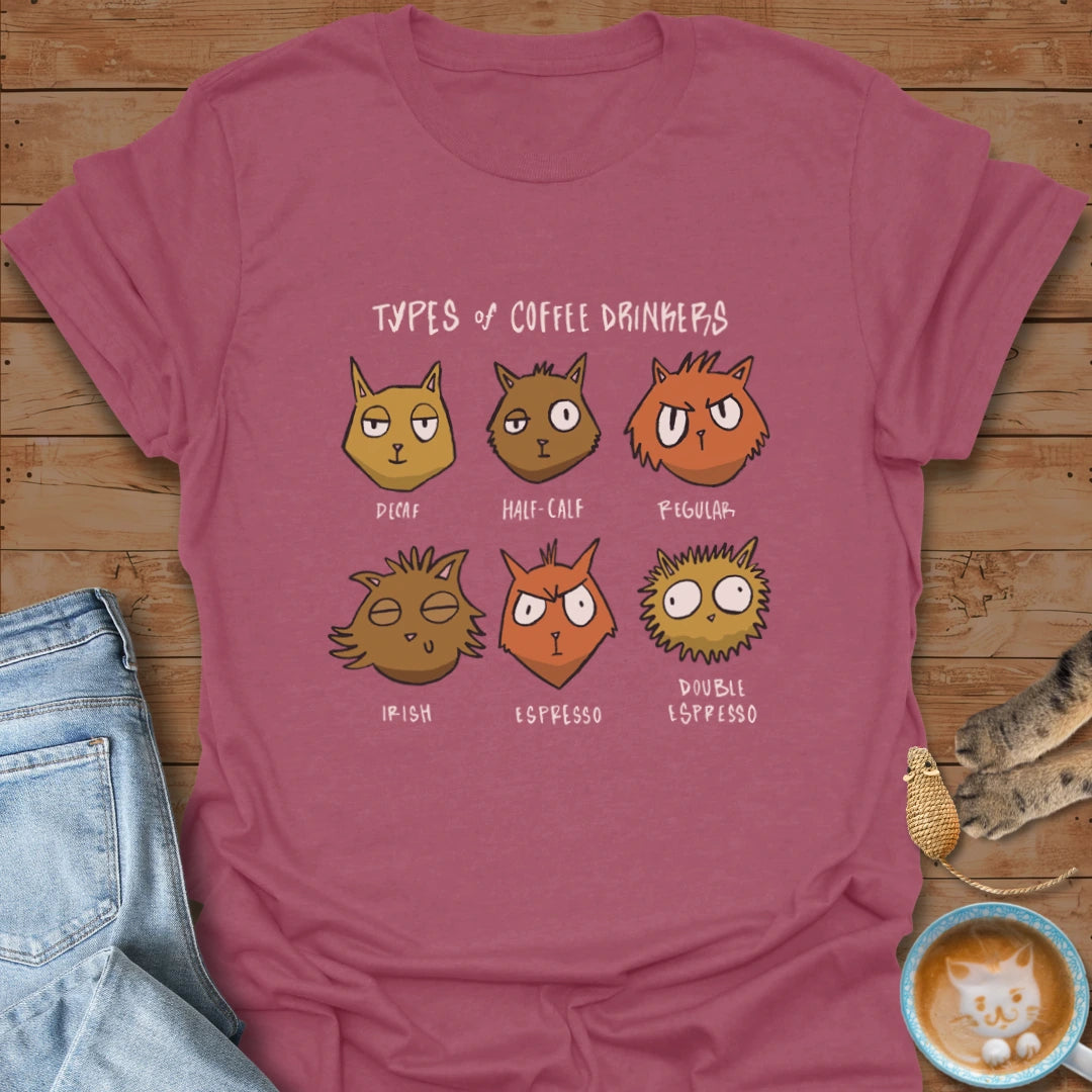 Catfeine Drinkers T-Shirt