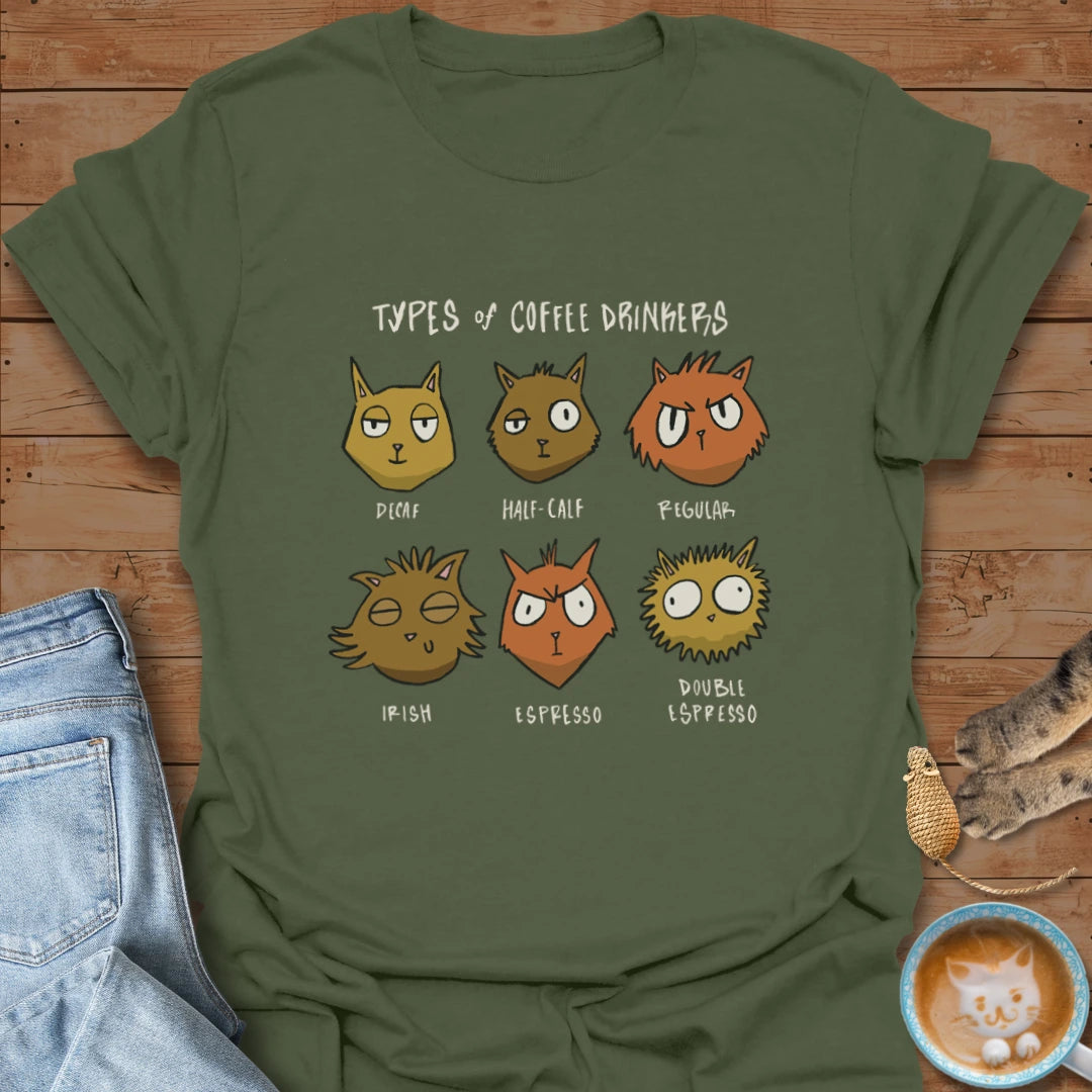 Catfeine Drinkers T-Shirt