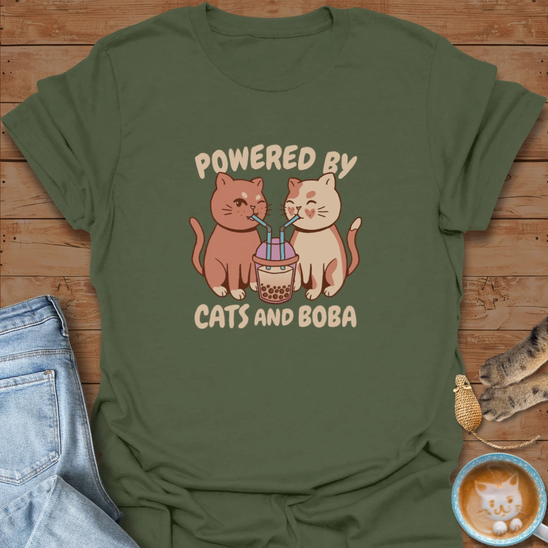 Cats and Boba T-Shirt