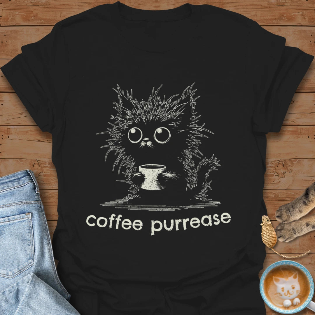 Coffee Purrease T-Shirt
