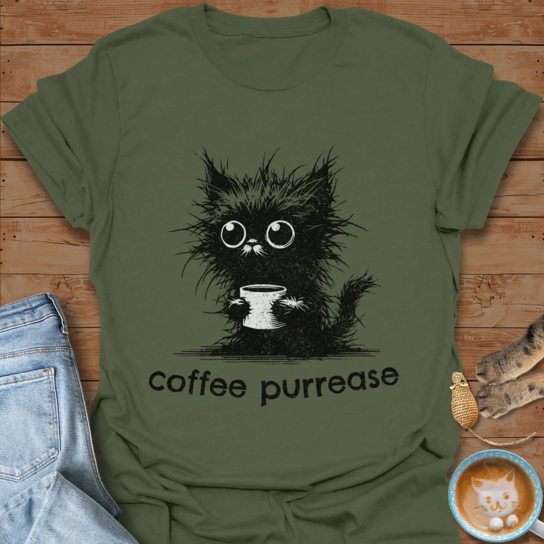 Coffee Purrease T-Shirt