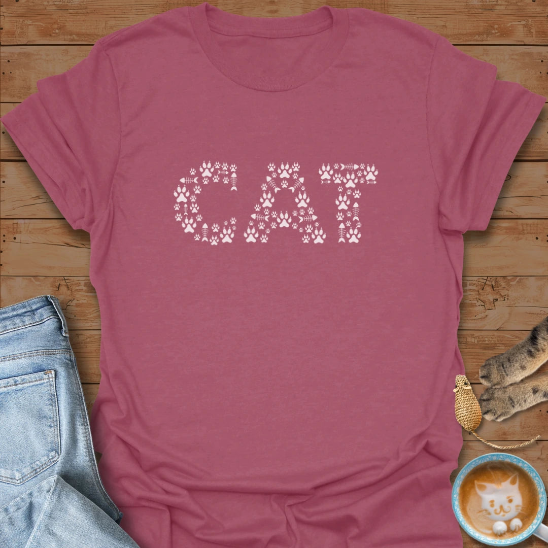 Feline Font T-Shirt