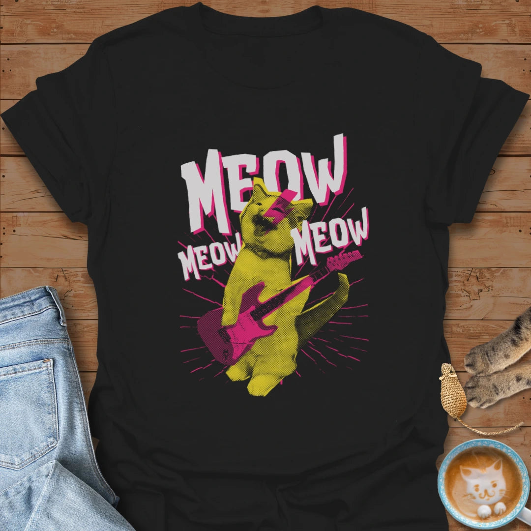 Meow Star Kitty T-Shirt