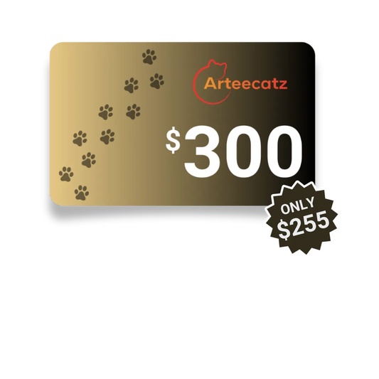 $300 Arteecatz Gift Card!