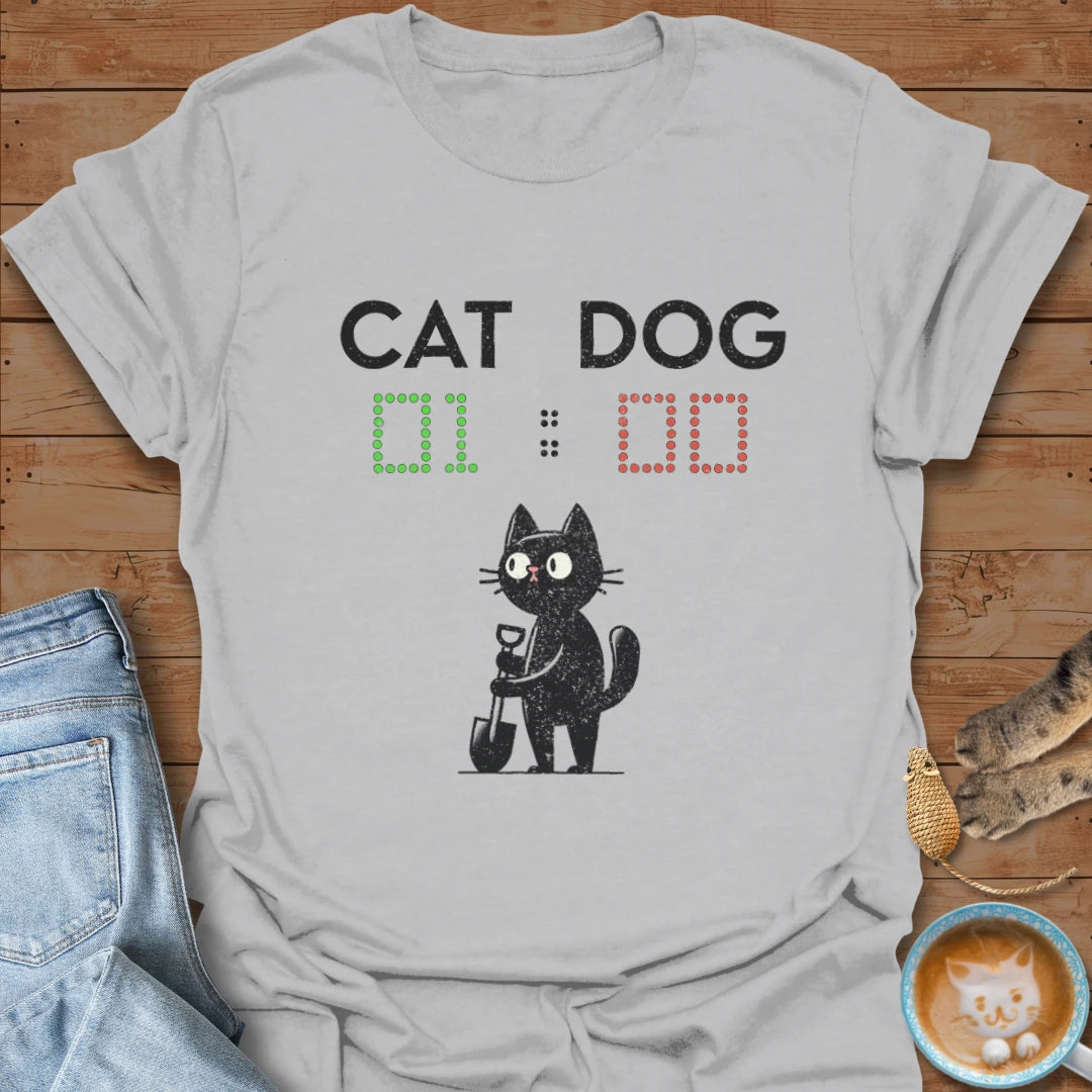 Cat vs Dog T-Shirt