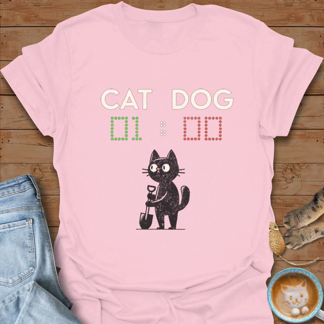 Cat vs Dog T-Shirt