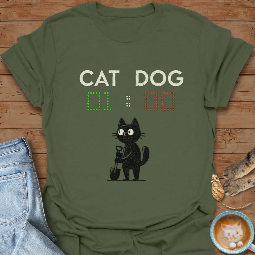 Cat vs Dog T-Shirt