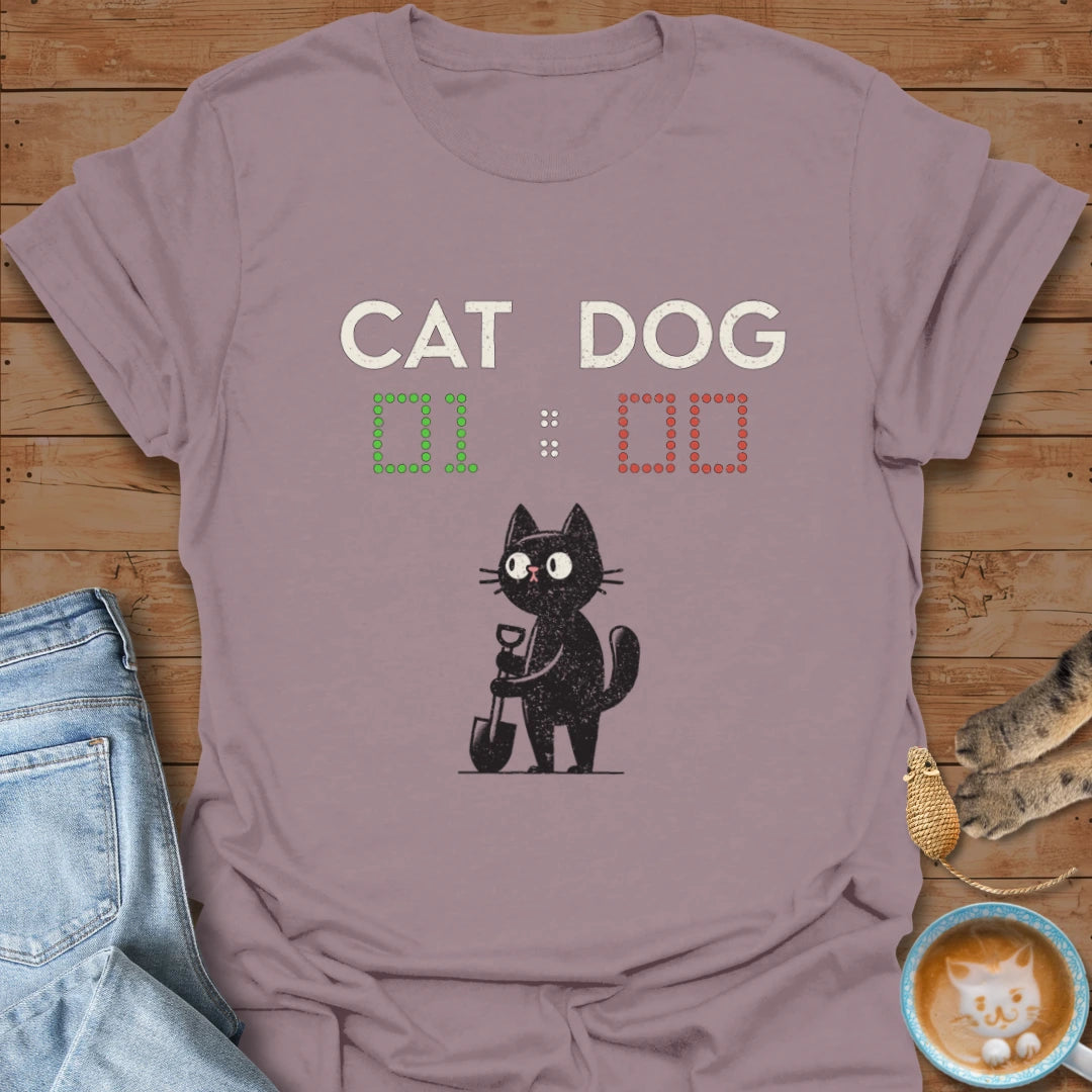 Cat vs Dog T-Shirt
