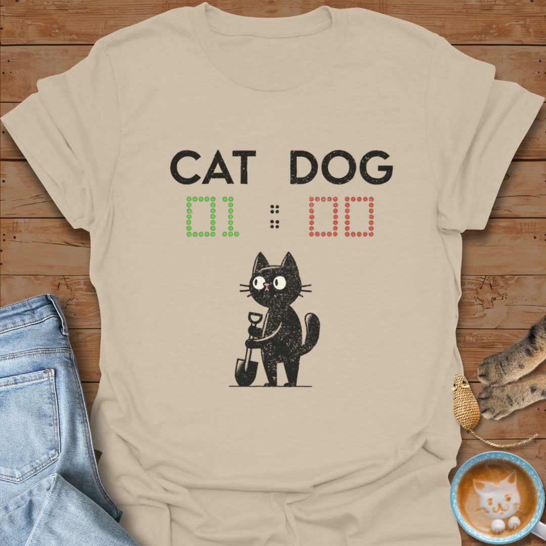 Cat vs Dog T-Shirt
