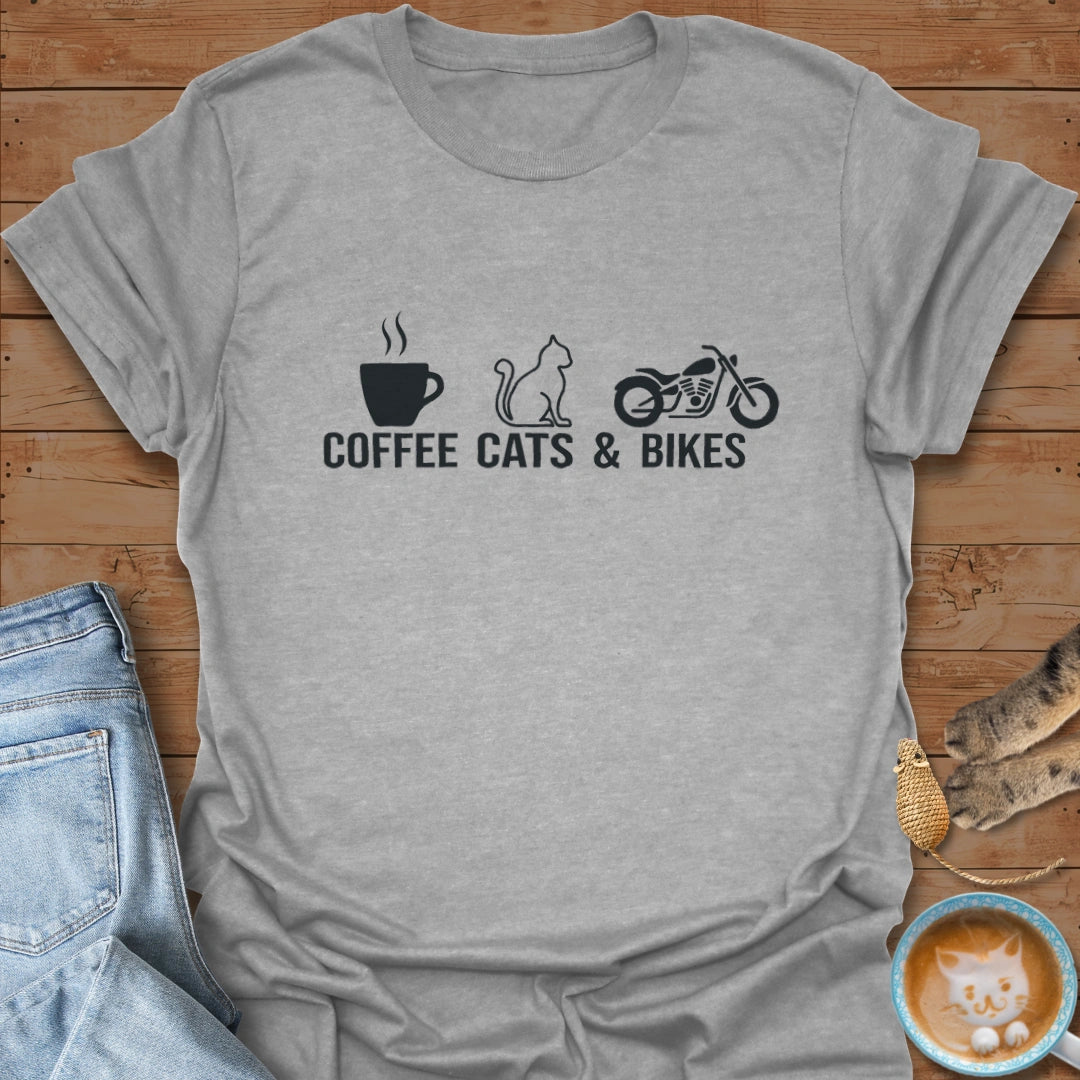 Coffee. Cats. Cruise. T-Shirt