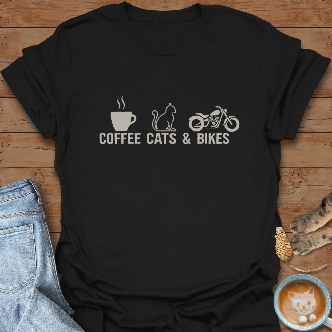 Coffee. Cats. Cruise. T-Shirt