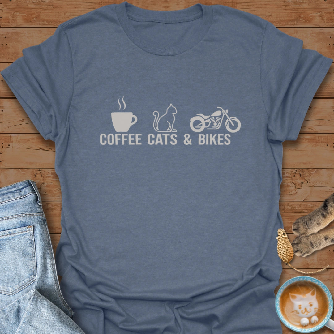 Coffee. Cats. Cruise. T-Shirt