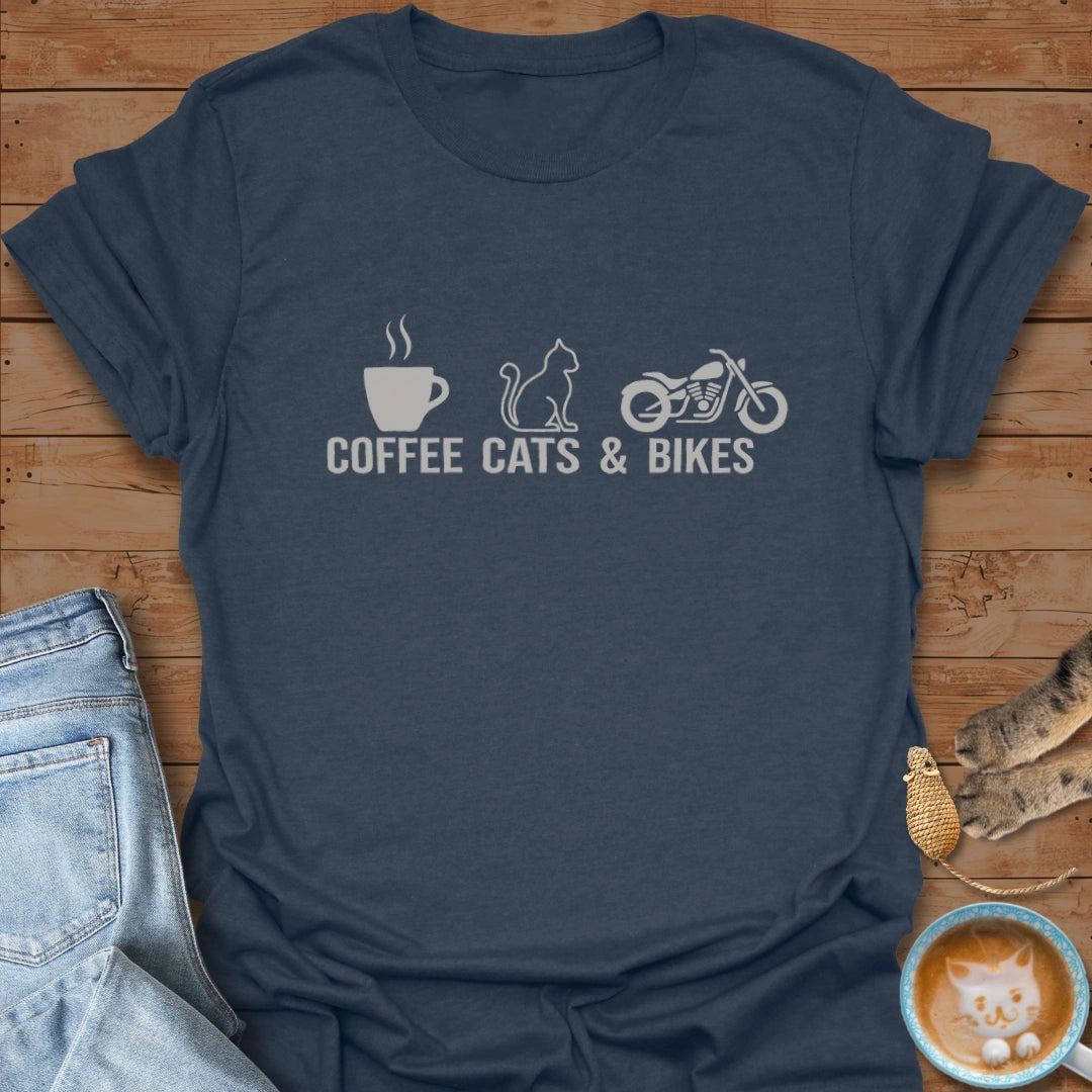 Coffee. Cats. Cruise. T-Shirt