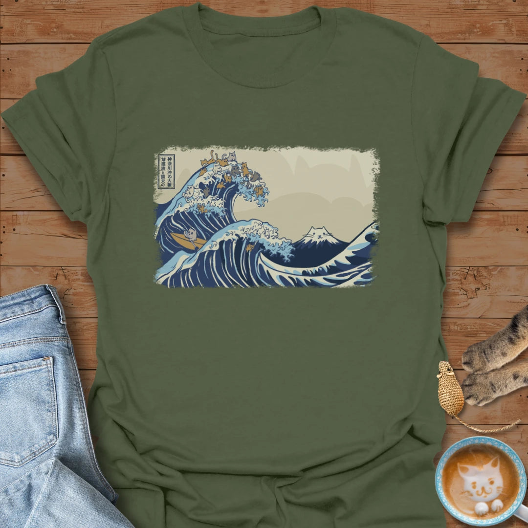 Great NekoWave T-Shirt