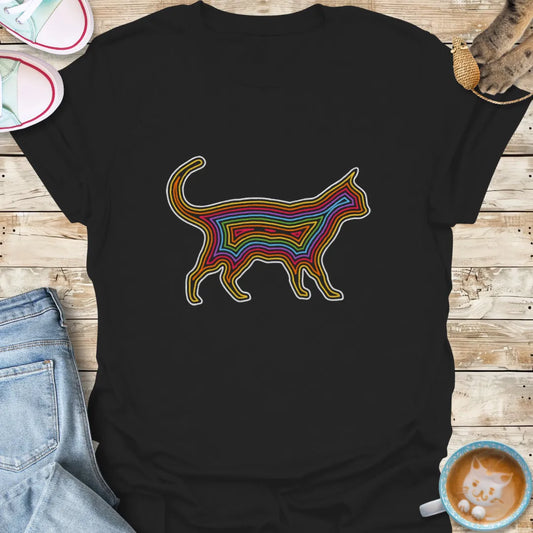 Neon Rainbow Cat