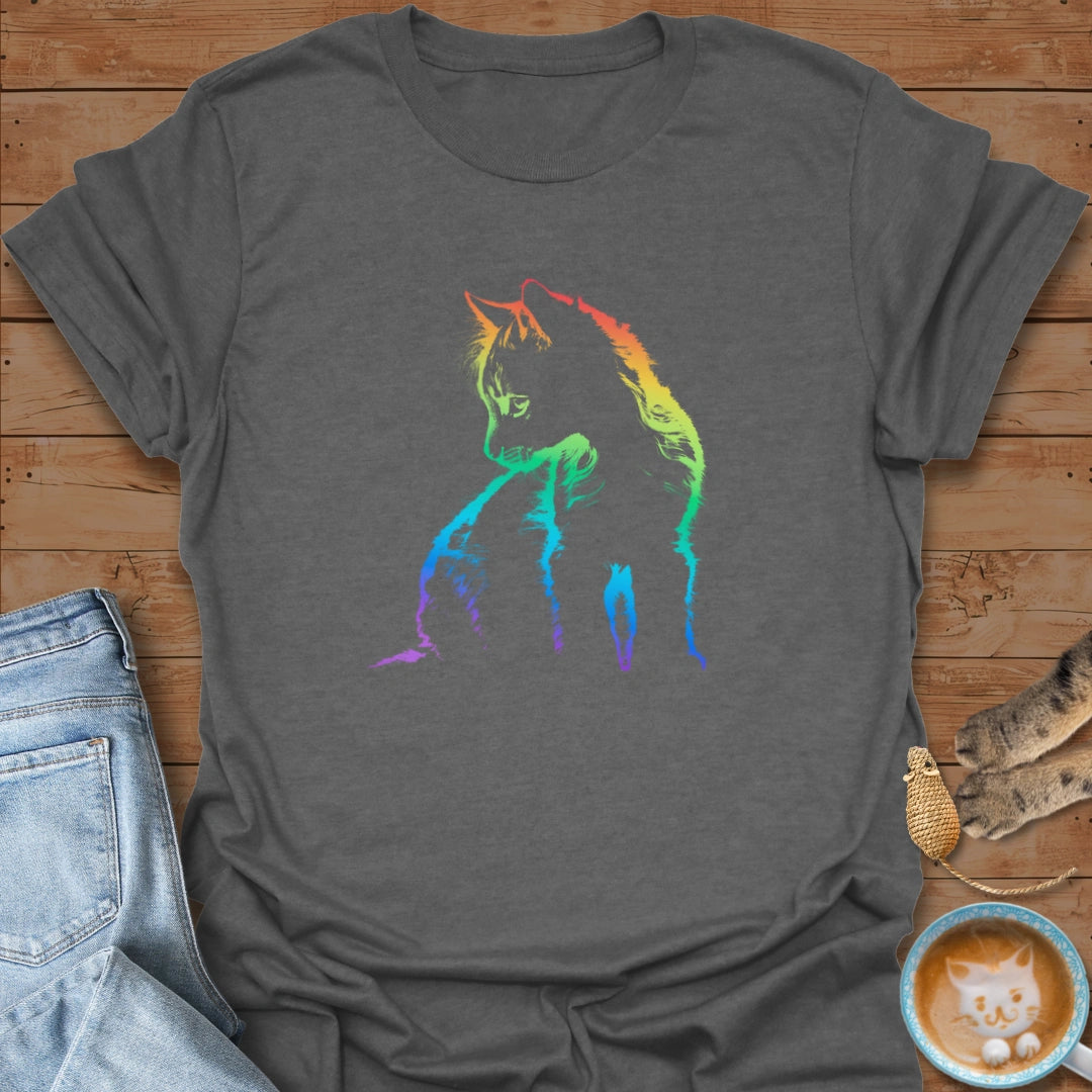 Rainbow Purrtrait T-Shirt