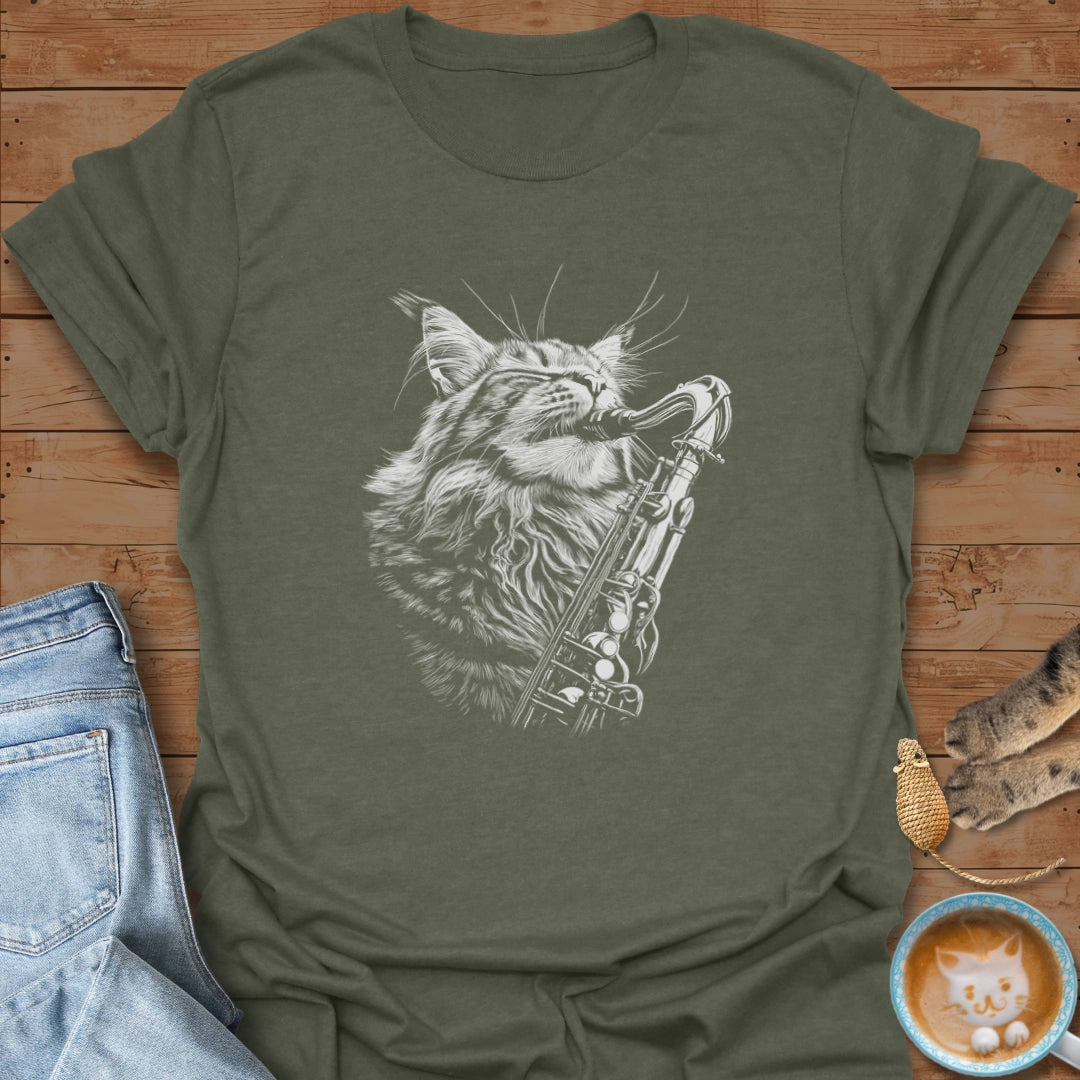 Sax Kitty T-Shirt