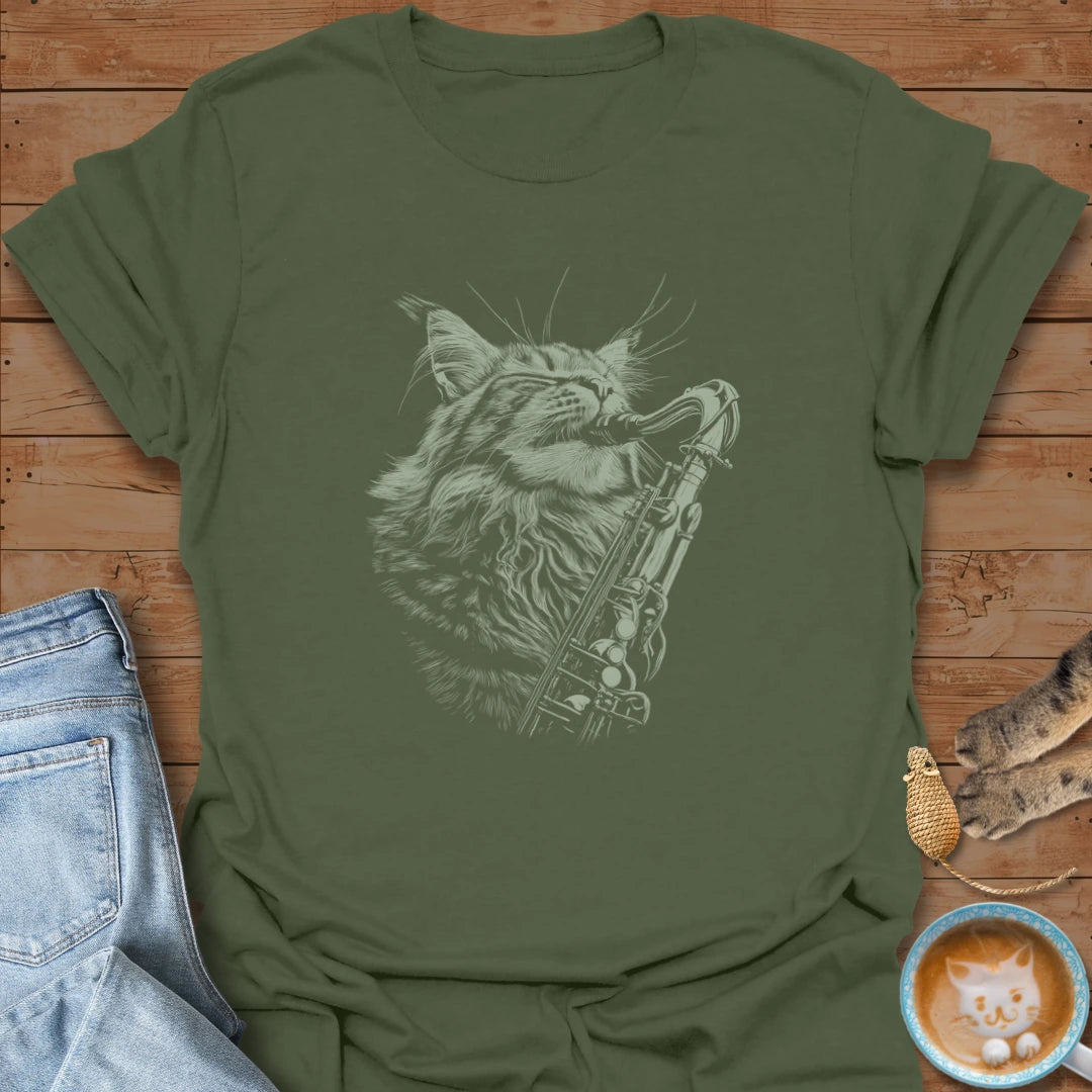 Sax Kitty T-Shirt