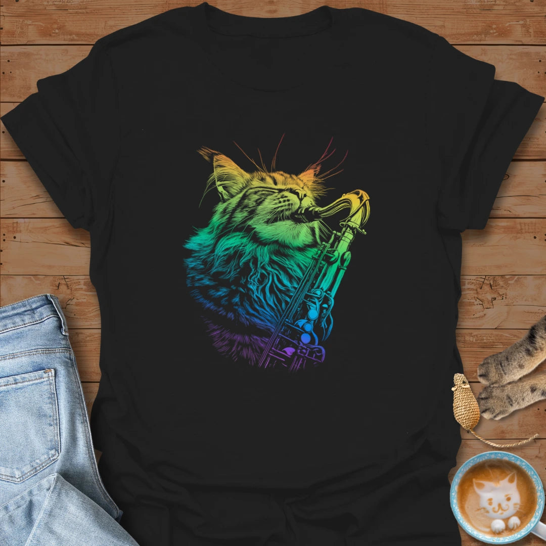 Rainbow Sax T-Shirt