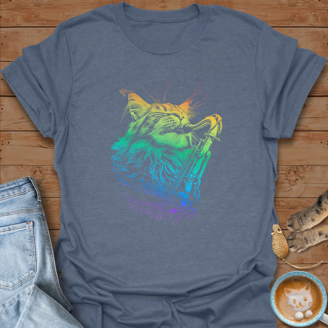 Rainbow Sax T-Shirt