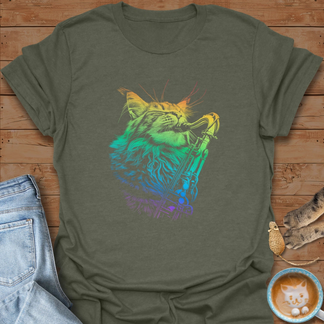 Rainbow Sax T-Shirt