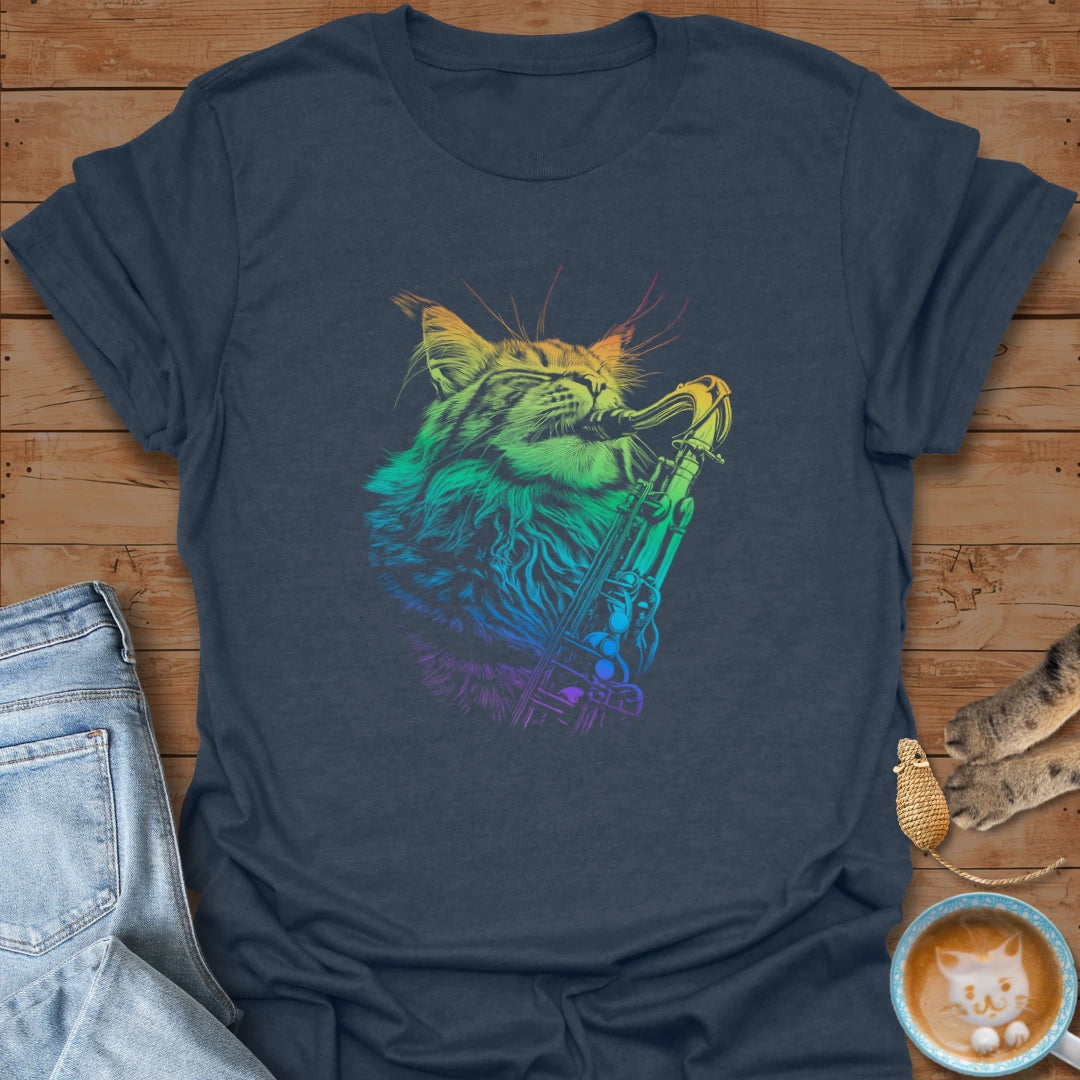 Rainbow Sax T-Shirt