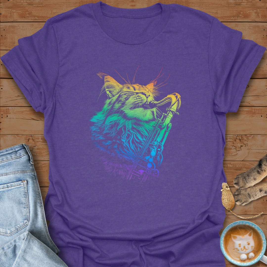 Rainbow Sax T-Shirt